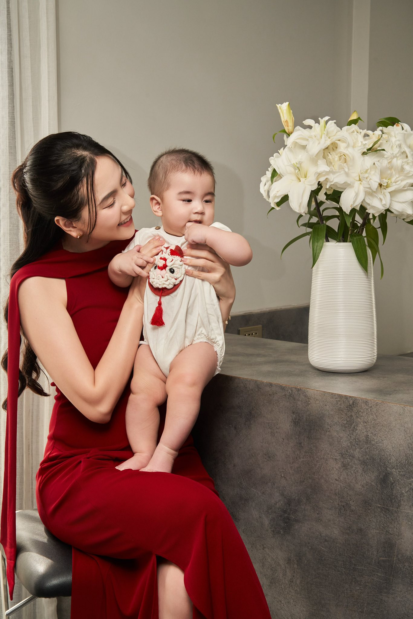 Bé Panda nhà MC Mai Ngọc ' đốn tim ' fan với nụ cười đáng yêu - Ảnh 9.