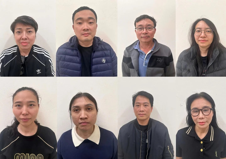 Phan Thị Mai, Hoàng Kim Khánh cùng 6 bị can bị khởi tố.