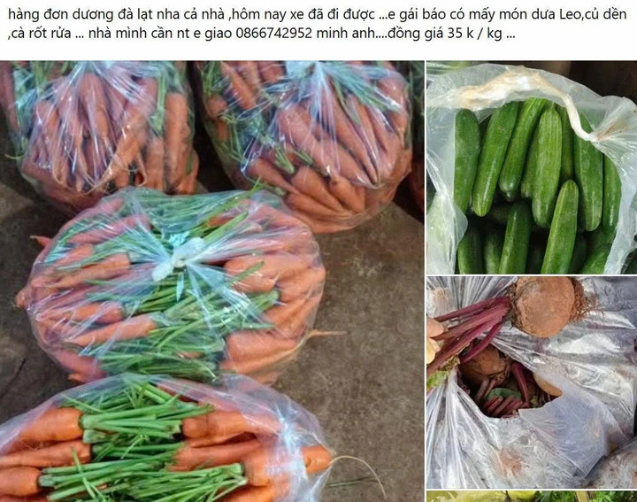 Củ quả từ các vùng ảnh hưởng ngập lụt cũng dần về TP.HCM.