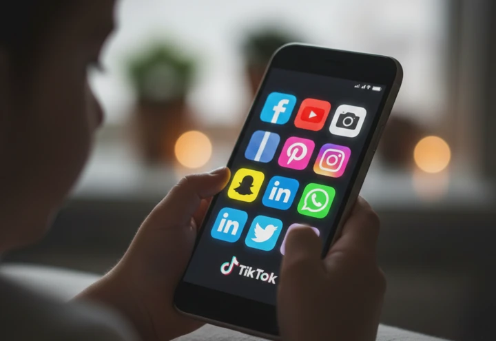 Nhiều trẻ dưới 16 tuổi sử dụng mạng xã hội hằng ngày (Ảnh: Minh họa)