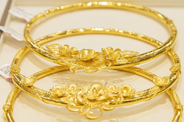 Giá vàng hôm nay tiếp tục đi lên. (Ảnh: Minh Đức).