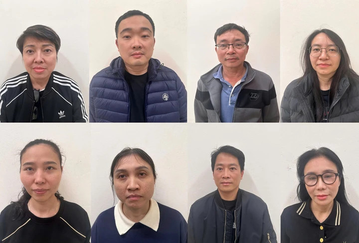 Các bị can trong vụ án.