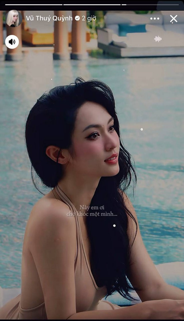 Dòng trạng thái gây chú ý của Vũ Thúy Quỳnh