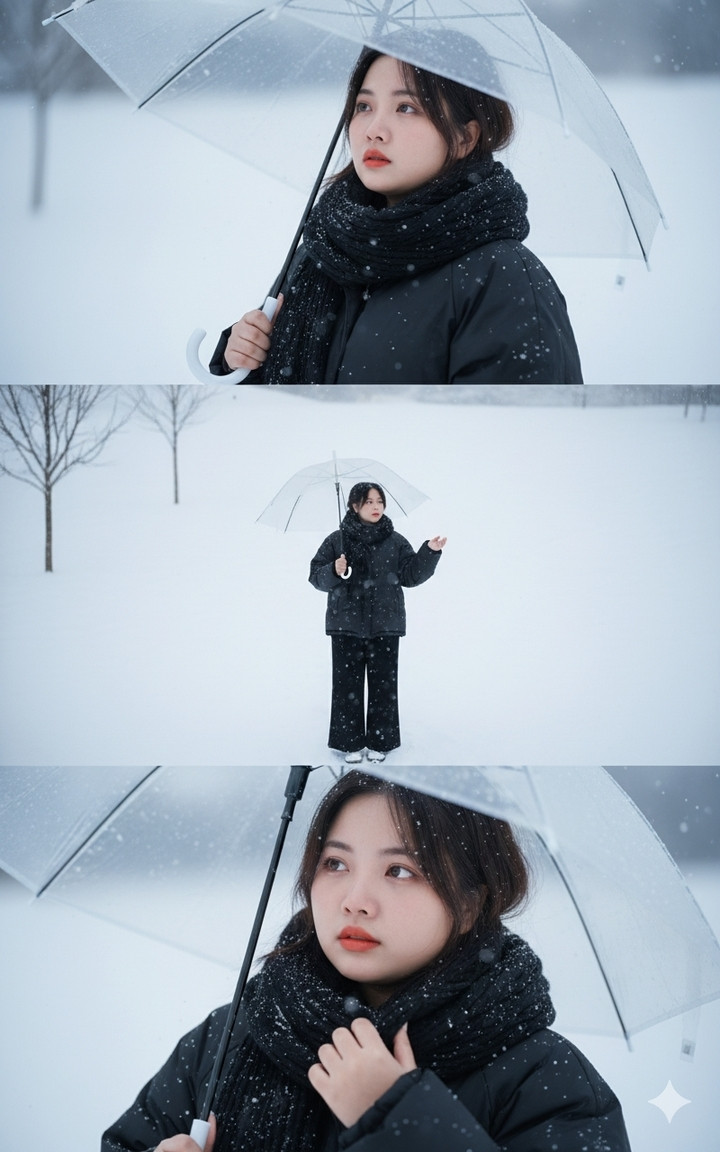 Những bức ảnh tâm trạng dưới tuyết trắng đang tràn ngập mạng xã hội.