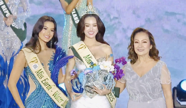 Á hậu Trịnh Mỹ Anh vừa giành ngôi vị cao ở Misslà - Ảnh 2.