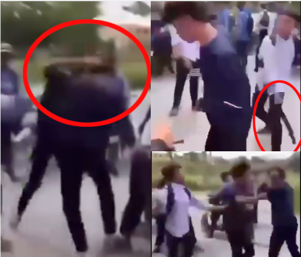 Clip nam sinh bị hành hung gây phẫn nộ cộng đồng mạng - Ảnh 1.