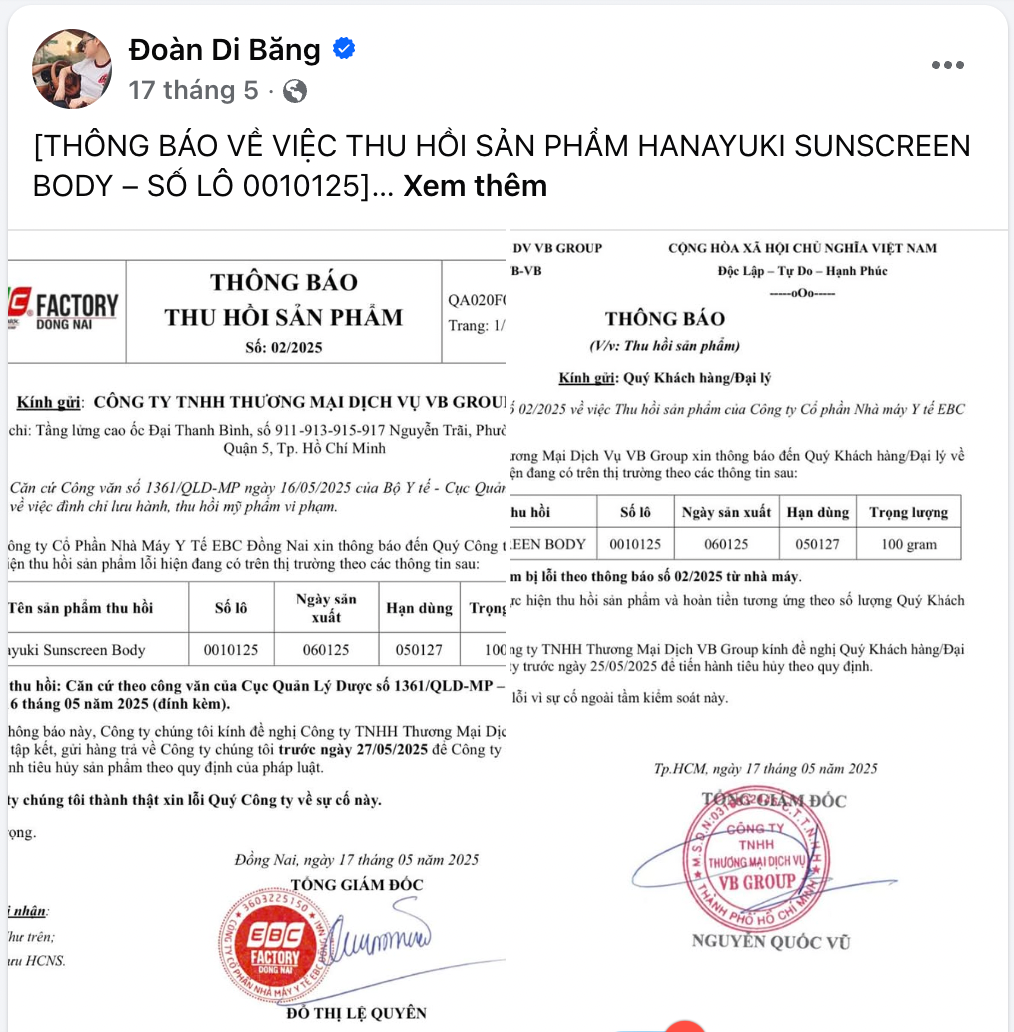 Động thái gây chú ý phía Đoàn Di Băng trước loạt ồn ào hàng giả đến khi chồng bị bắt