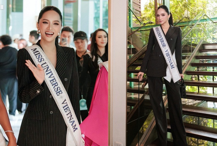 Tuy vậy, Hương Giang tiết lộ cô có chiến thuật khi lựa chọn váy áo, đầu tiên sẽ là những màu cơ bản như trắng, đen rồi sau đó chuyển dần sang đồ có màu sắc tươi tắn hơn.