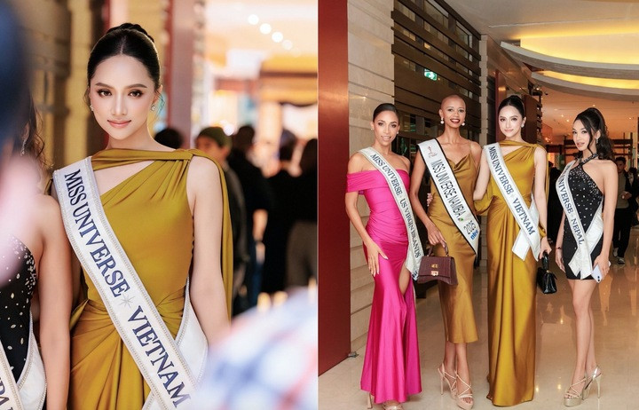 Nàng hậu khiến khán giả quê nhà vô cùng yên tâm trước những màn xuất hiện với tạo hình chỉn chu, phong thái tự tin chuyên nghiệp.