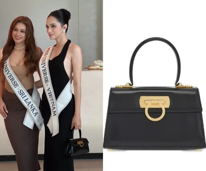 Hương Giang xách túi hiệu bạn trai cũ tặng đọ sắc dàn mỹ nhân Miss Universe 2025