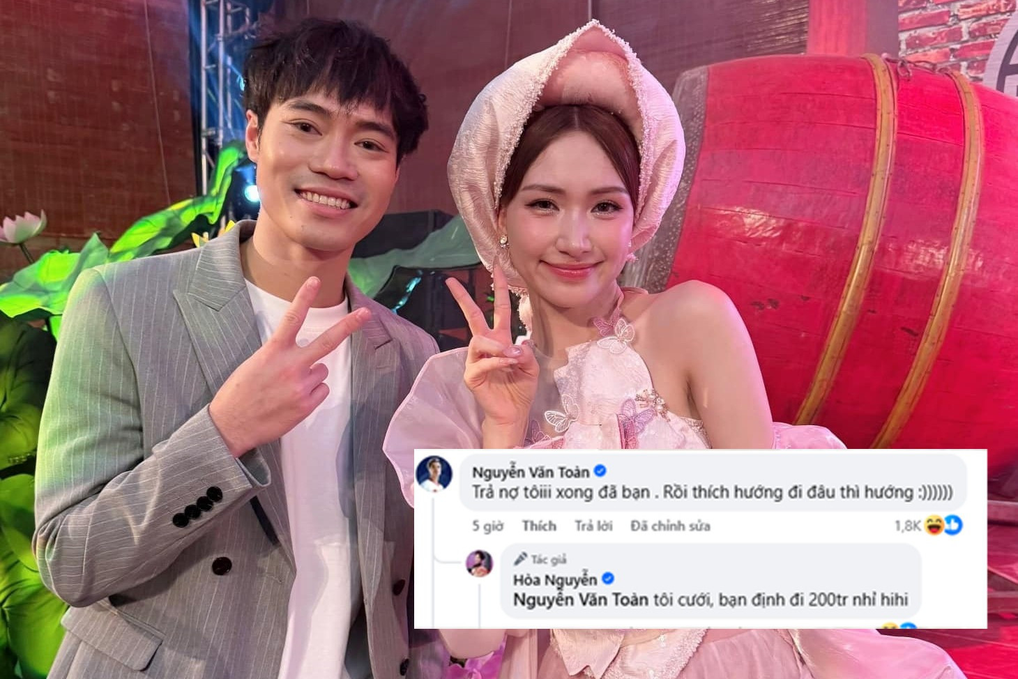 Hòa Minzy công khai trả nợ Văn Toàn số tiền gây choáng