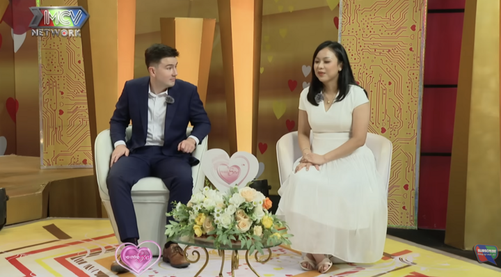 Hai vơ chồng Vũ Anh Phương và Chancelor Bart Clark.