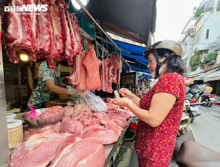 Giá thịt heo tăng khoảng 10.000 đồng/kg trong những ngày gần đây.