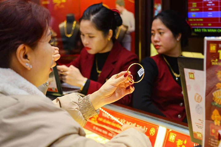 Giá vàng hôm nay tăng nhẹ. (Ảnh minh họa: Minh Đức).