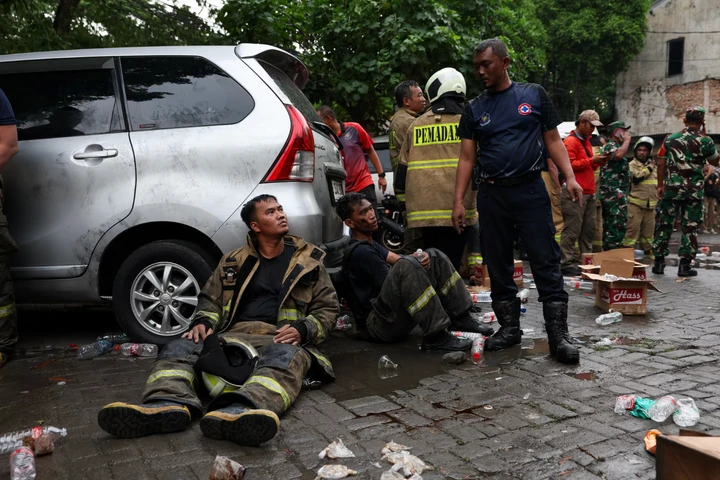 Tòa nhà xảy ra vụ hoả hoạn là văn phòng của Terra Drone Indonesia - công ty cung cấp dịch vụ drone cho các hoạt động khảo sát trên không, với khách hàng trải dài từ ngành khai khoáng đến nông nghiệp. Theo trang web chính thức, đây là đơn vị trực thuộc Tập đoàn Terra Drone Corporation của Nhật Bản. (Ảnh: Reuters)