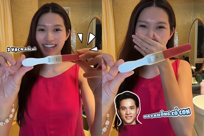 Phản ứng ông xã Á hậu Quỳnh Châu khi biết tin vợ mang  con đầu lòng