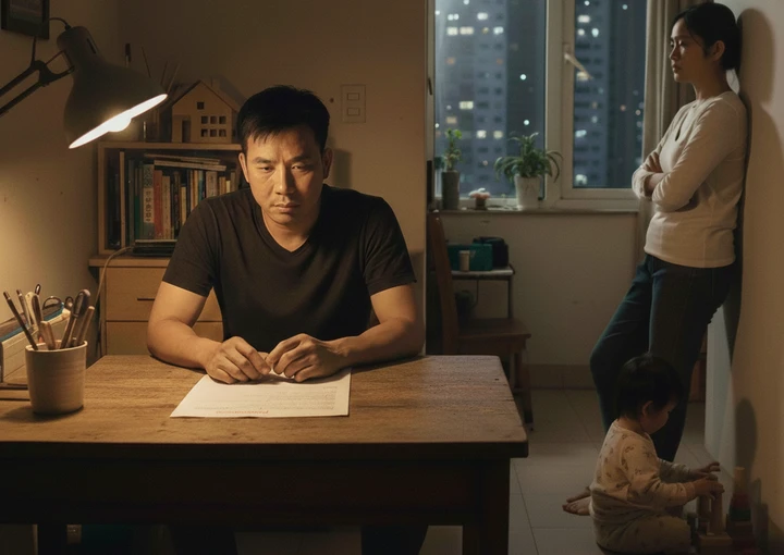 Giá nhà tăng chóng mặt là nguyên nhân khiến gia đình tôi lục đục. (Ảnh minh họa AI)