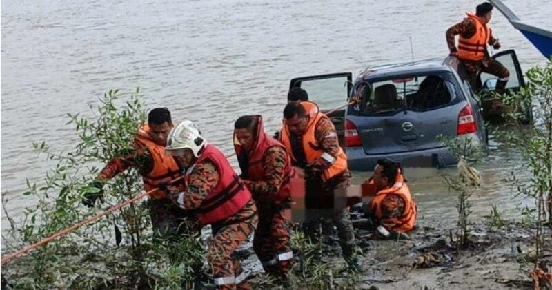 Ô tô mất lái lao xuống sông, nữ tài xế tử vong thương tâm - Ảnh 1.