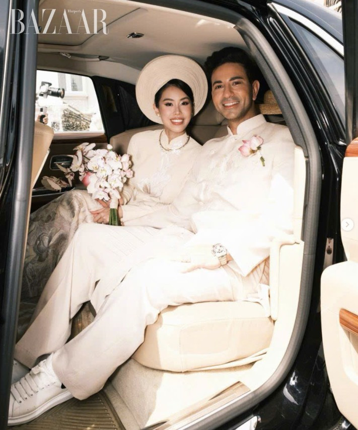 Bóc giá loạt phụ kiện đắt xắt ra miếng chồng Tiên Nguyễn đeo trong hôn lễ