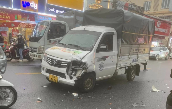 Hiện trường vụ tai nạn.