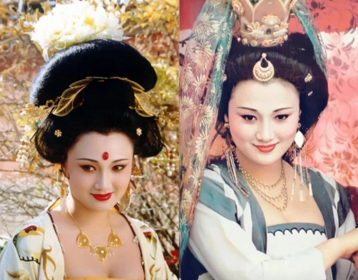 Vẻ đẹp của Lâm Phương Bình được ca ngợi như Dương Quý Phi bước ra từ sử sách.