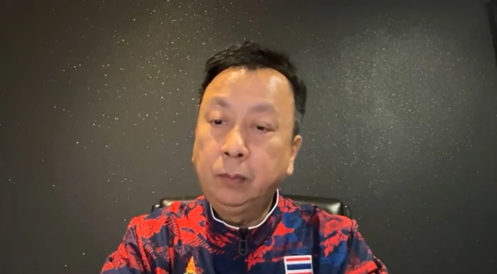 Ông Santi Lohthong, Chủ tịch Hiệp hội Thể thao điện tử Thái Lan trước đó đã tuyên bố rút đội tuyển RoV nữ khỏi SEA Games 33. (Nguồn: Daily News)