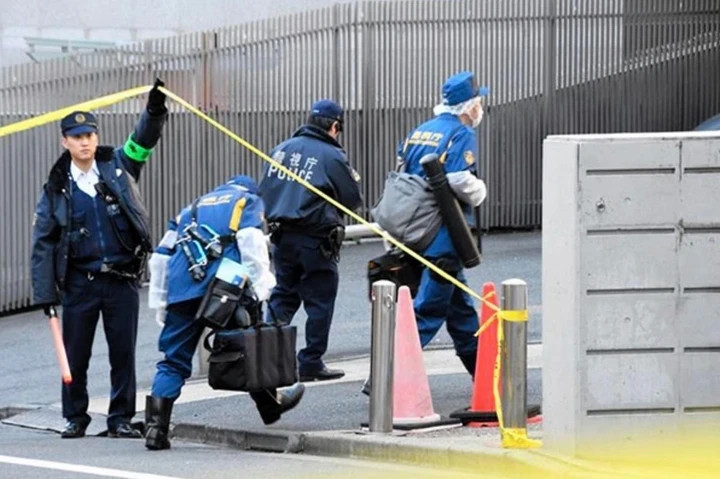 Hai vợ chồng trẻ được tìm thấy bất tỉnh trong phòng xông hơi riêng ở quận Akasaka, Tokyo. (Ảnh: Arata Mitsui)