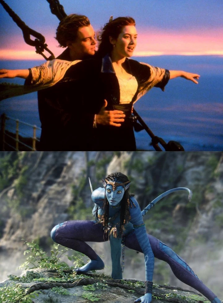 Hai tác phẩm nổi tiếng nhất của James Cameron là Titanic (1997) và Avatar (2009).