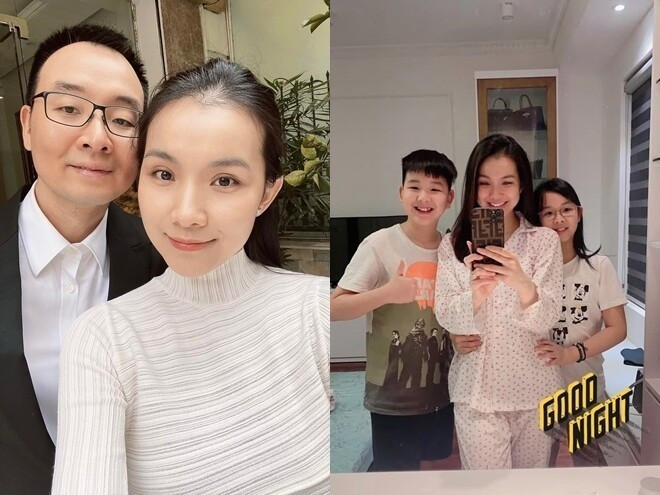 Chiều cao nổi bật của 2 con Hoa hậu Thùy Lâm