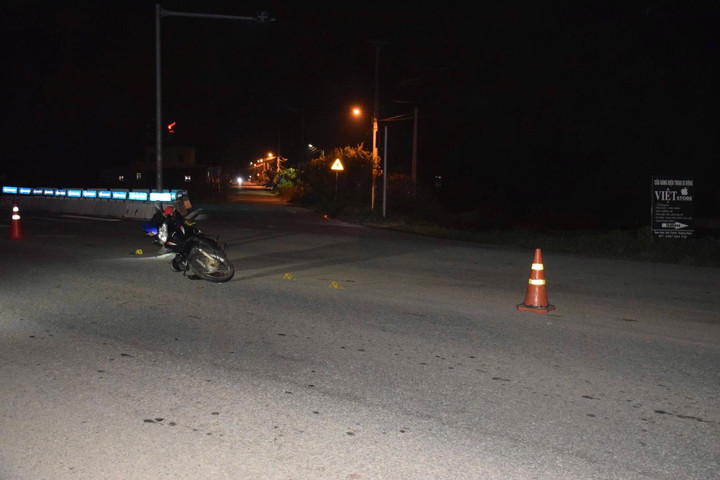 Hiện trường vụ tai nạn. (Ảnh: C.A)