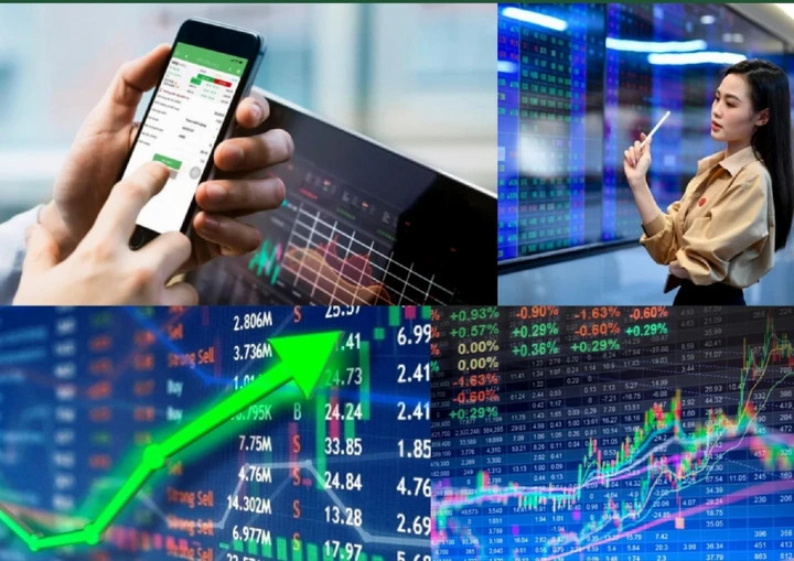Chứng khoán tăng mạnh, sắp chạm đỉnh lịch sử: Nên mua hay chốt lời cổ phiếu? (Ảnh minh họa)