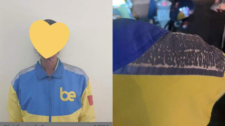 Hình ảnh người tài xế lớn tuổi đính kèm trong bài đăng câu chuyện.