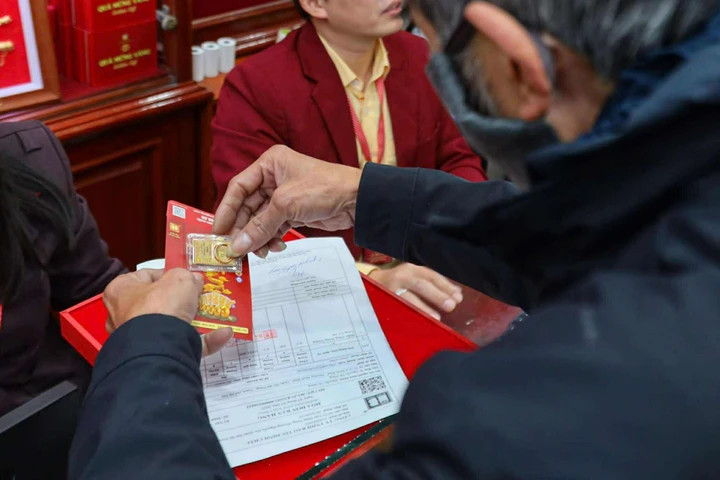 Giá vàng hôm nay cao kỷ lục. (Ảnh: Minh Đức).