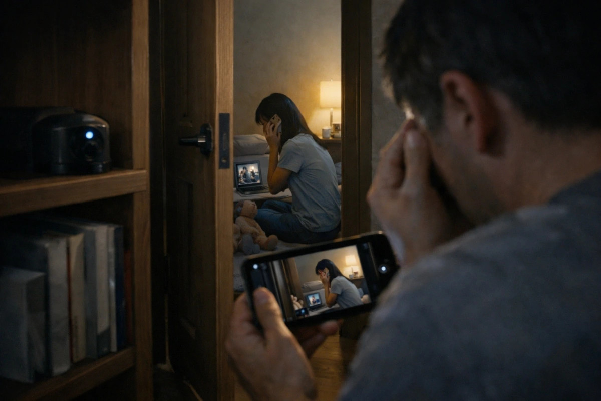 len dat camera theo doi giup viec, toi bat khoc khi biet su that sau canh cua hinh anh 1