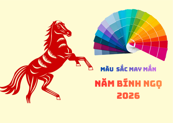 Màu sắc may mắn của năm Bính Ngọ 2026 là màu gì? (Ảnh: Nhật Thùy)