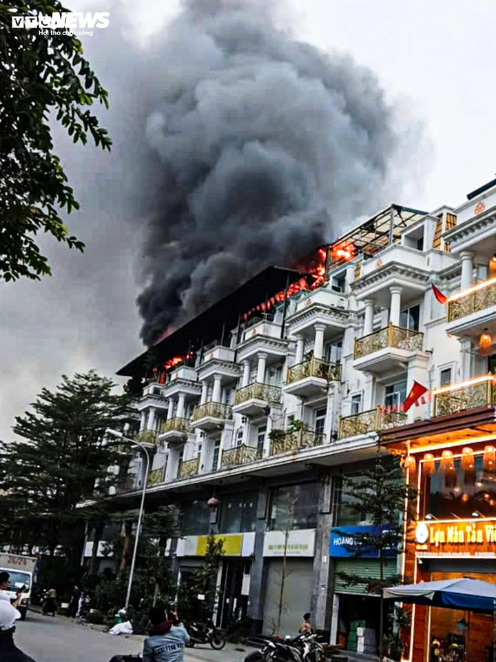 Hiện trường vụ hoả hoạn.