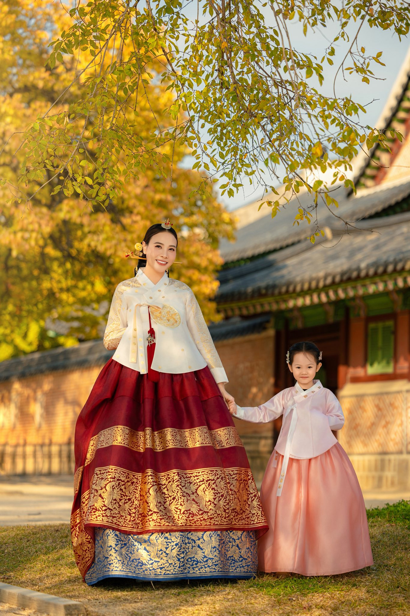 Con gái Đàm Thu Trang - Cường đô la diện Hanbok xinh như công chúa  - Ảnh 7.