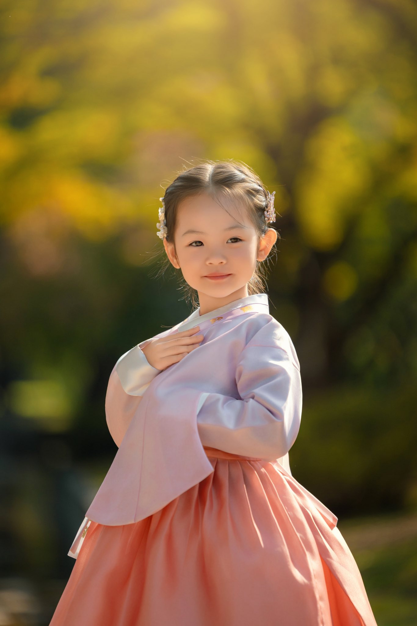 Con gái Đàm Thu Trang - Cường đô la diện Hanbok xinh như công chúa - Ảnh 3.