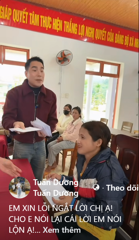 Tiktoker Dưỡng Dướng Dường đi làm từ thiện sau khi Được cho tại ngọai - Ảnh 1.