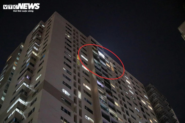 Toà chung cư Hồ Gươm Plaza, nơi xảy ra vụ việc. (Ảnh: Minh Đức)