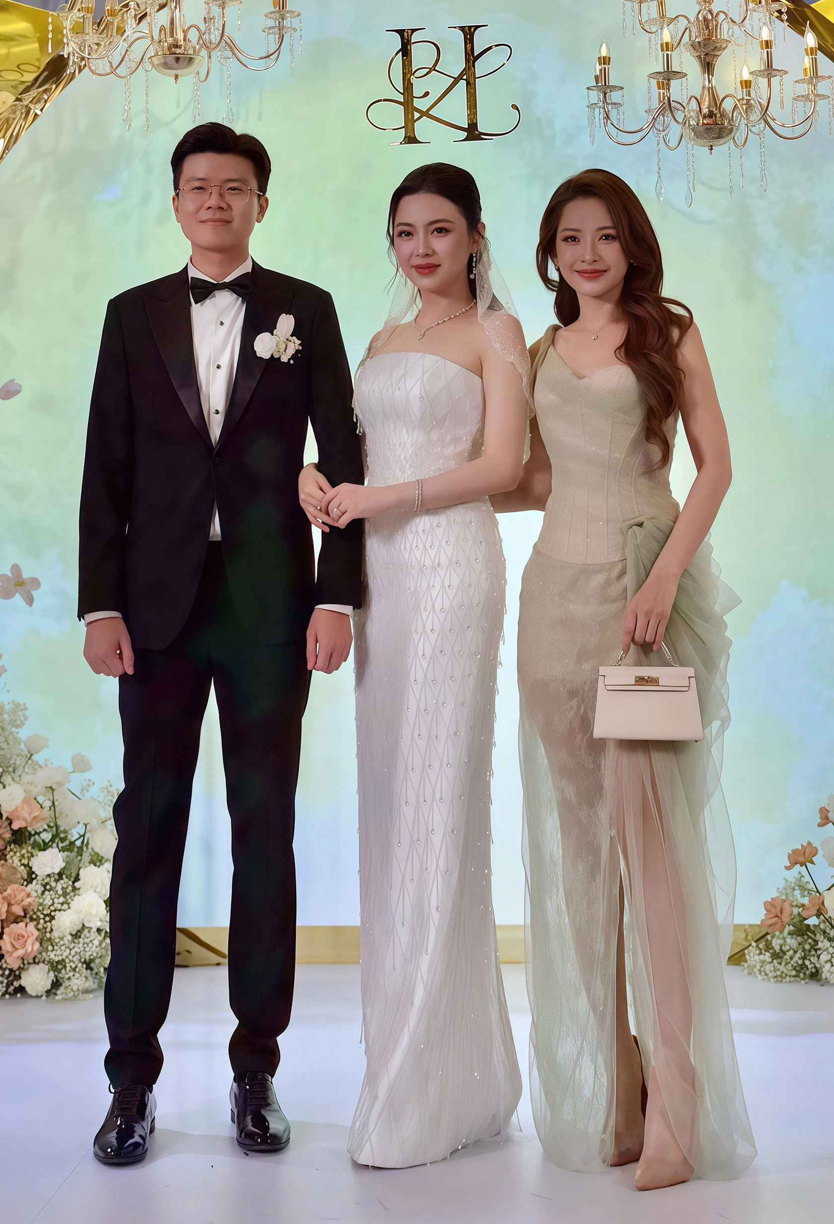 Cô dâu gia tộc nghìn tỷ tung ảnh cưới hoành tráng trong hôn lễ với thiếu gia Phan Hoàng