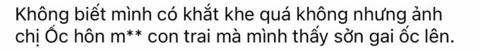 Hành động của Ốc Thanh Vân với con trai gây tranh cãi: Người