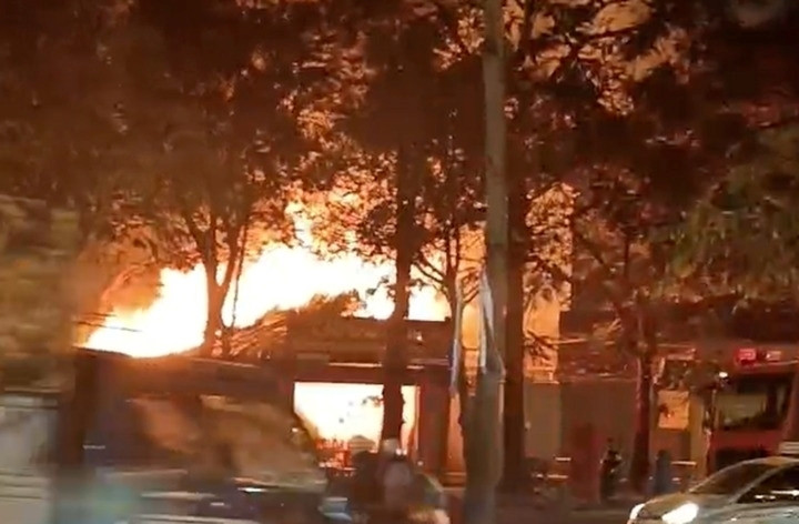 Khu vực xảy ra hỏa hoạn. Ảnh: VietNamNet