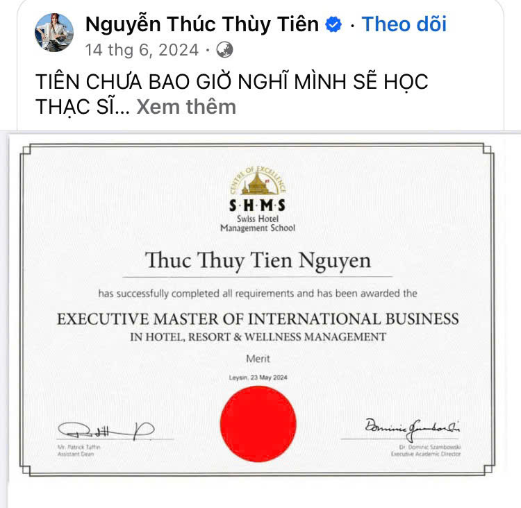 Cộng đồng mạng đặt nhiều câu hỏi, mong Thùy Tiên sớm lên tiếng về tấm bằng Thạc sĩ - Ảnh 1.