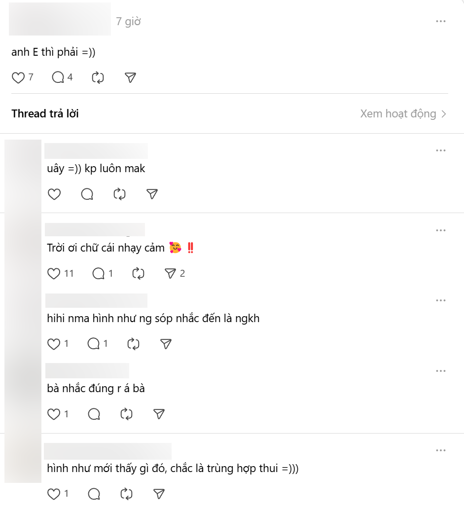 Khán giả đoán nhưng chính chủ thì lấp lửng