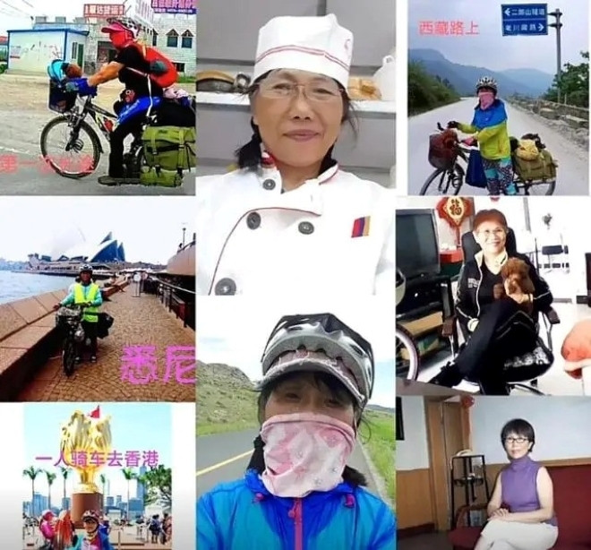 Bà Li làm nhiều công việc tạm thời khác nhau để trang trải chi phí đi lại. Ảnh: Sohu