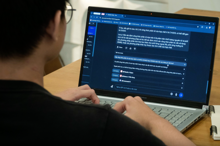 Nhiều học sinh dựa vào AI để làm bài tập về nhà.&nbsp; (Ảnh minh hoạ: T.N)