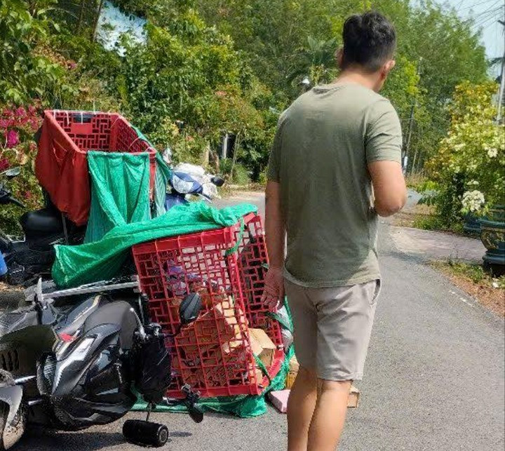 Hiện trường vụ việc. Ảnh: VTC News