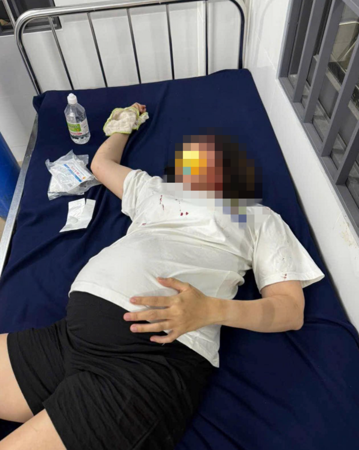 Công an vào cuộc vụ 'người phụ nữ mang bầu 8 tháng bị hành hung ở Đồng Nai'- Ảnh 1.