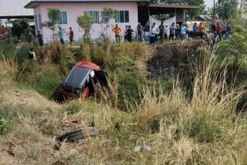 Hiện trường vụ tai nạn. Ảnh: The Thaiger